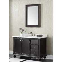 Armoire de salle de bains moderne en bois de Cabinet un miroir principal (JN-8819716C)